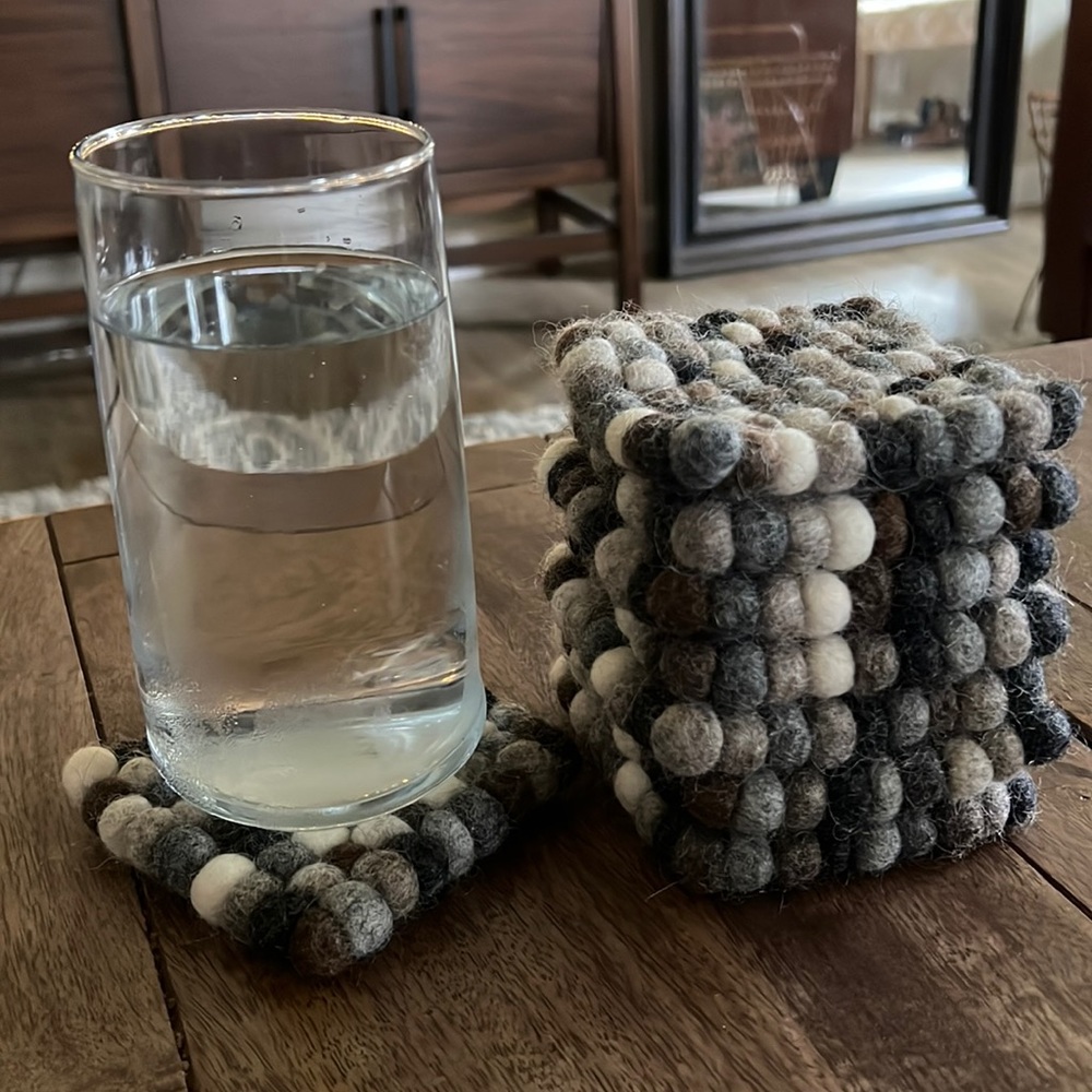Handmade Wool Coasters